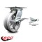 Service Caster 6 Inch V Groove Semi Steel Caster with Roller Bearing and Brake/Swivel Lock SCC SCC-35S620-VGR-SLB-BSL - alternate 5